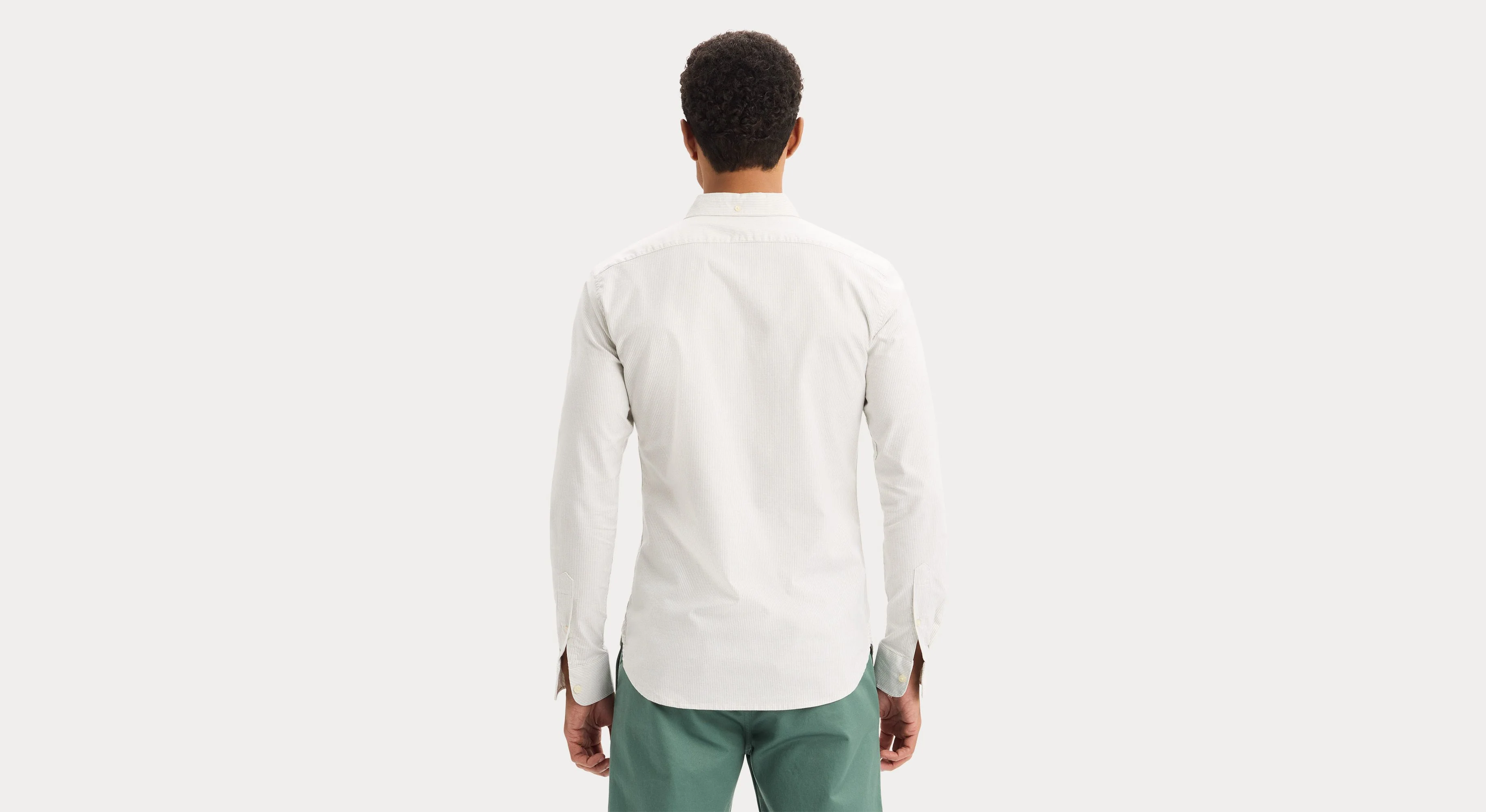 2 Button Collar Shirt, Slim Fit - Image 2