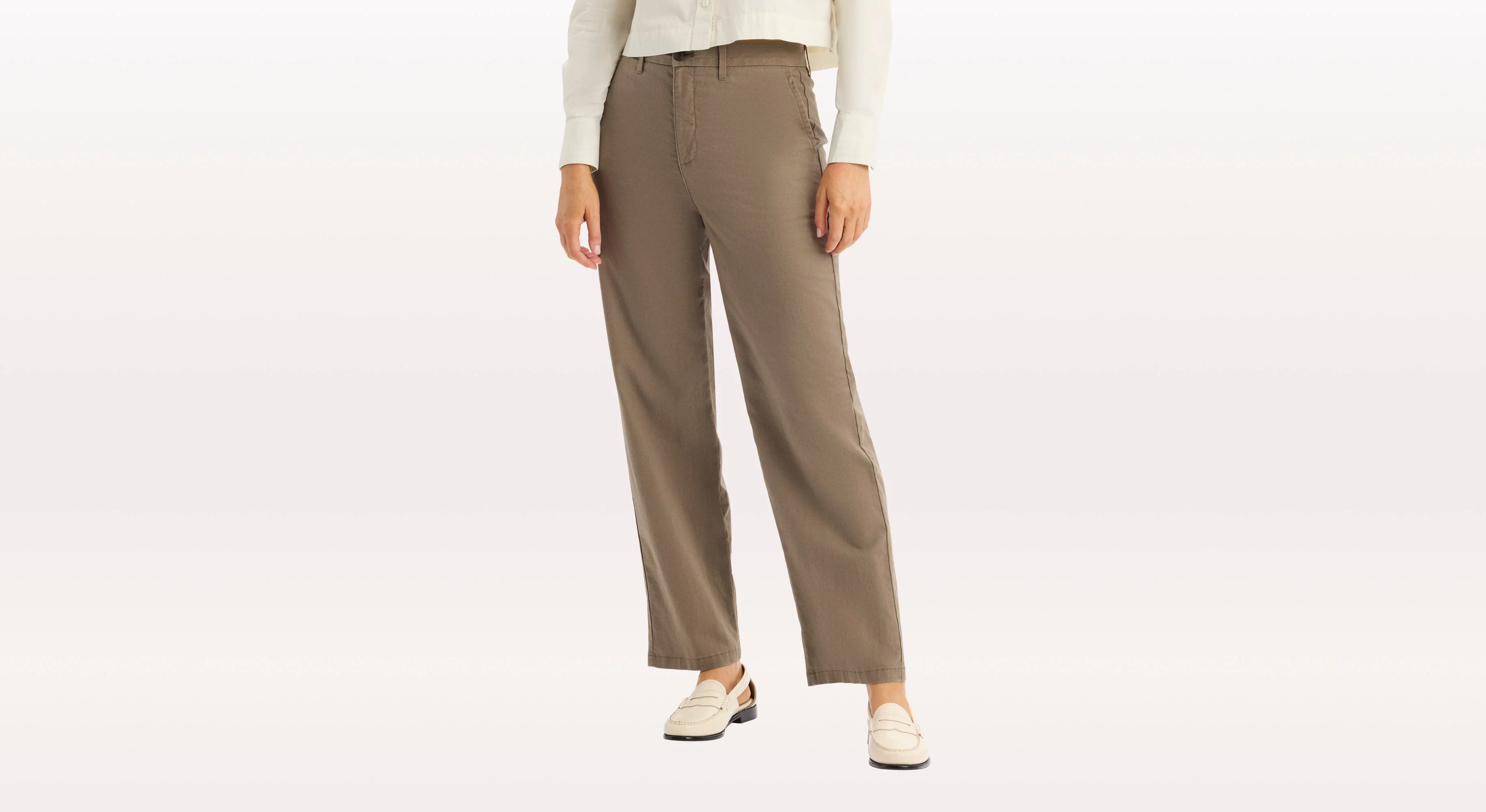 Blake Chino Pants, High Straight Fit