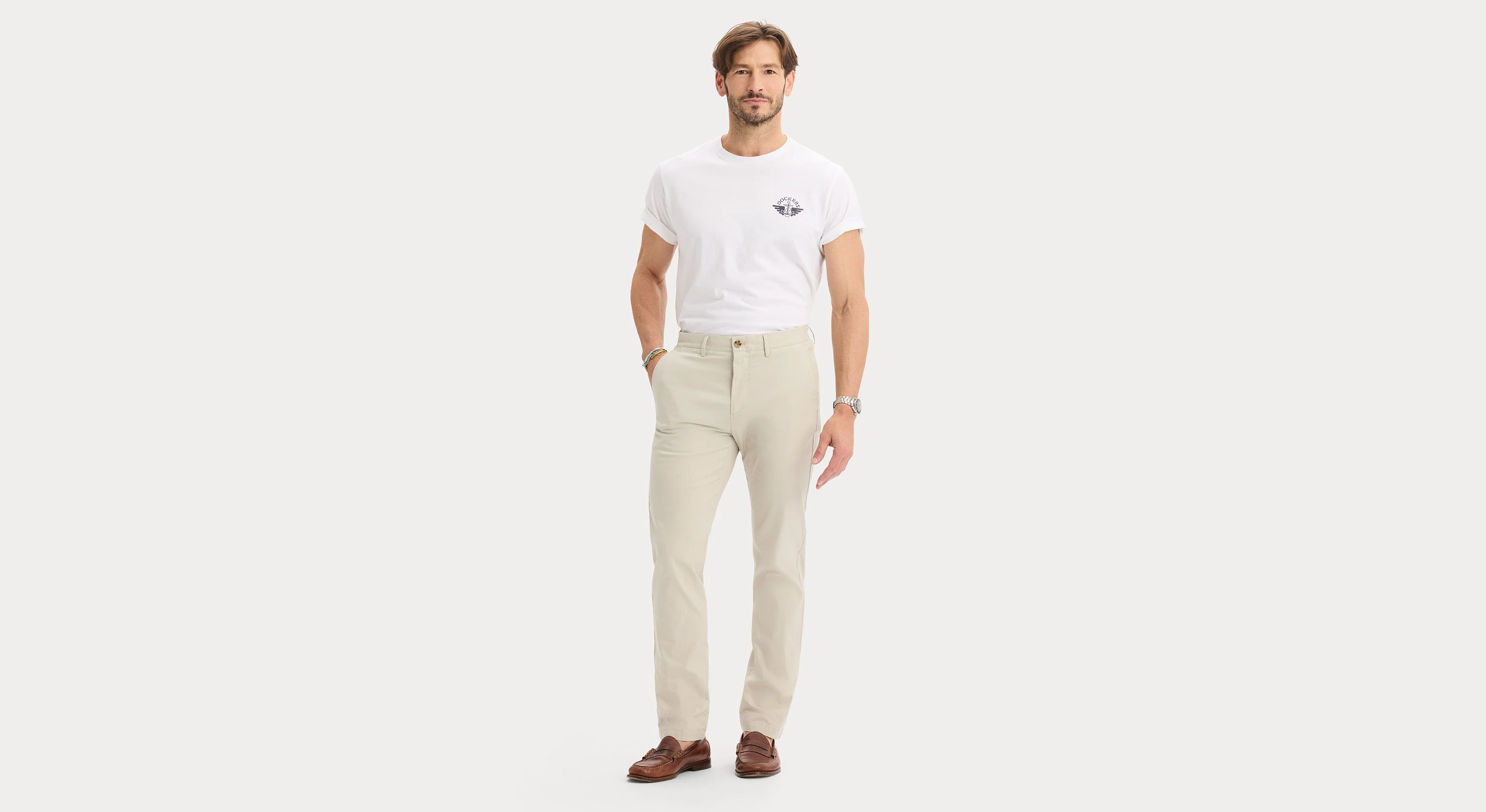 Crafted Khaki Pants, Slim Fit - Image 4