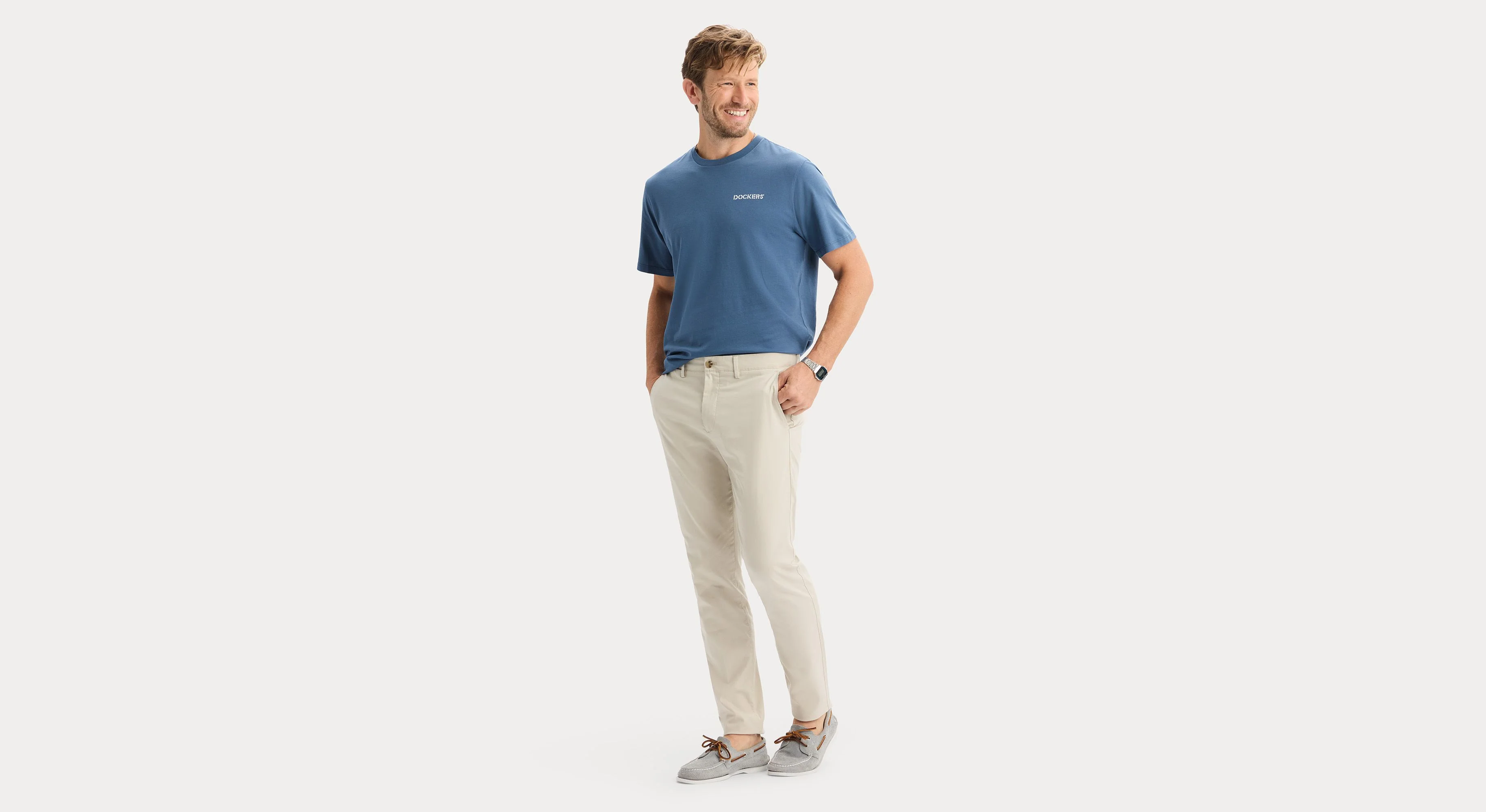 Crafted Khaki Pants, Slim Tapered Fit - Image 4