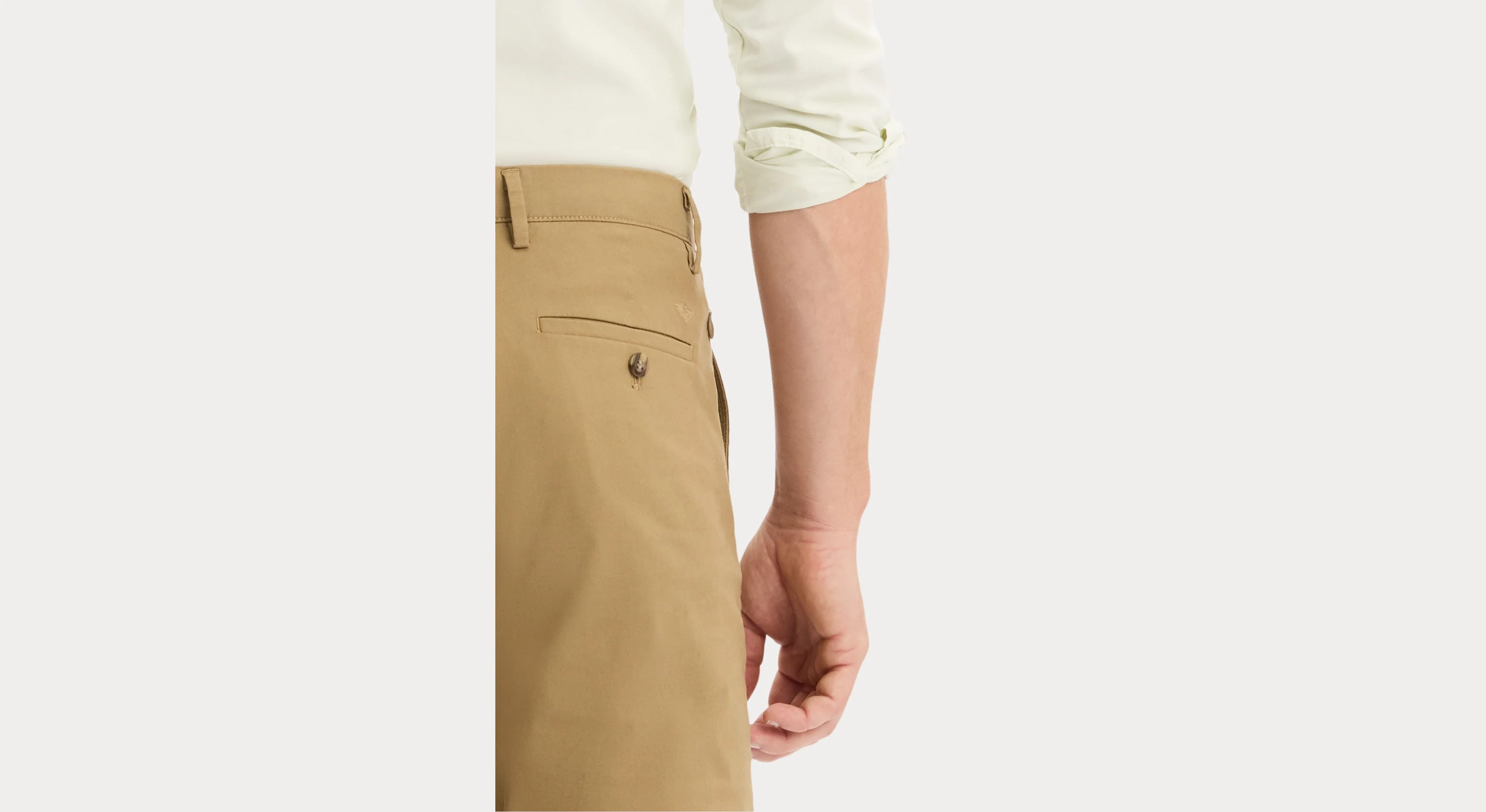 Crafted Khaki Pants, Slim Tapered Fit - Image 3