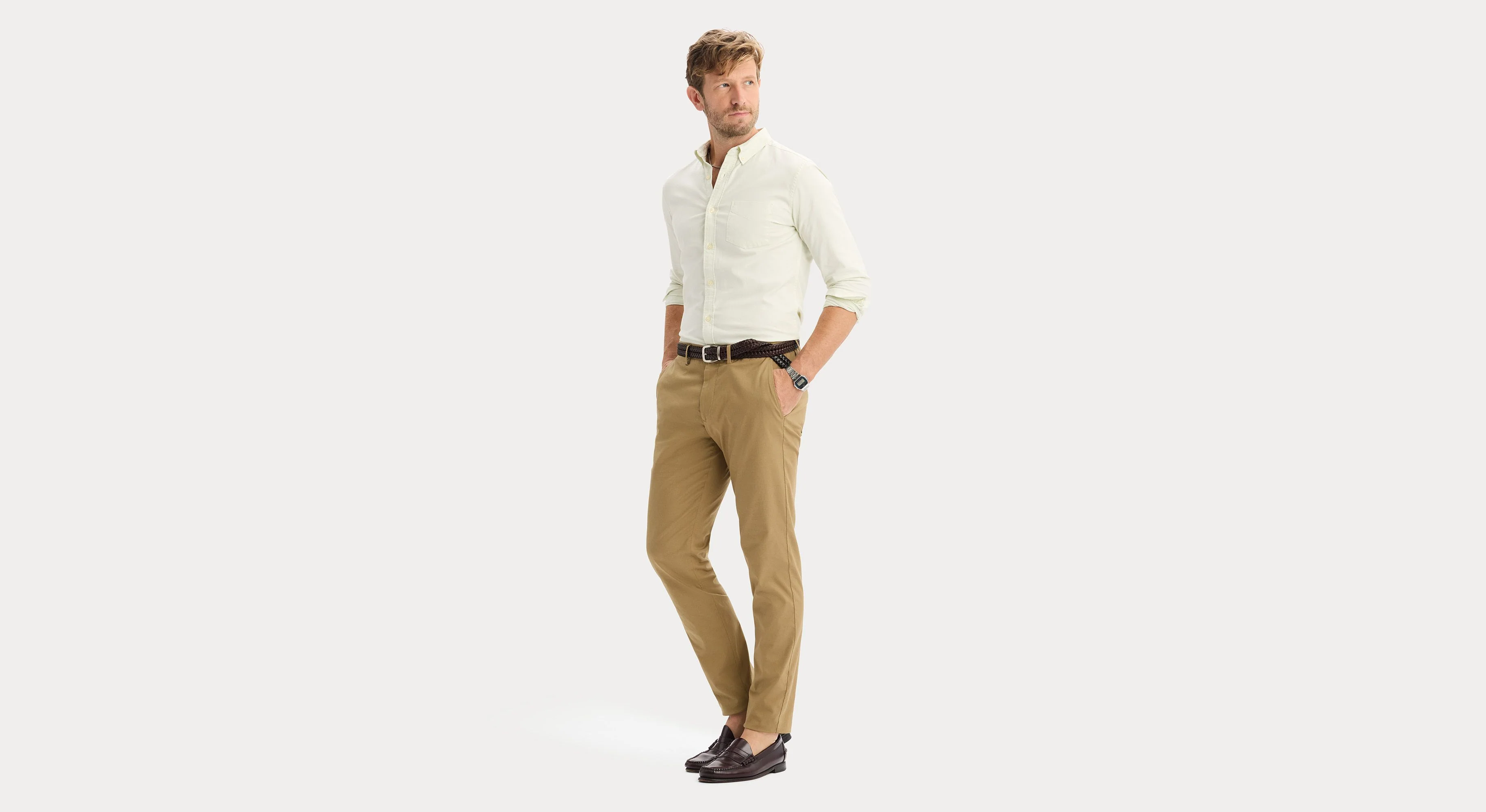 Crafted Khaki Pants, Slim Tapered Fit - Image 4