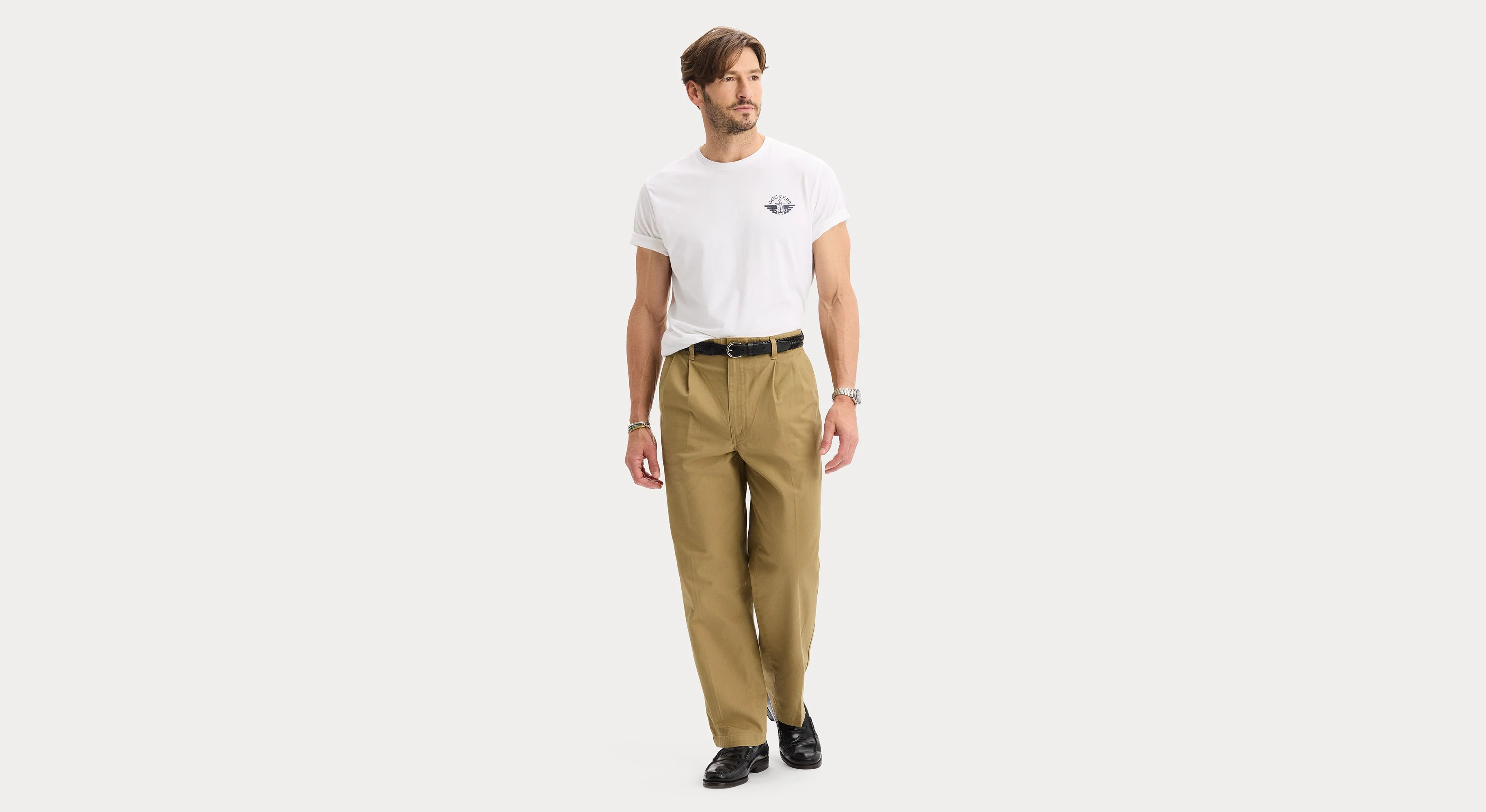 Eighty-Six Original Pleated Chinos, Loose Fit - Image 4