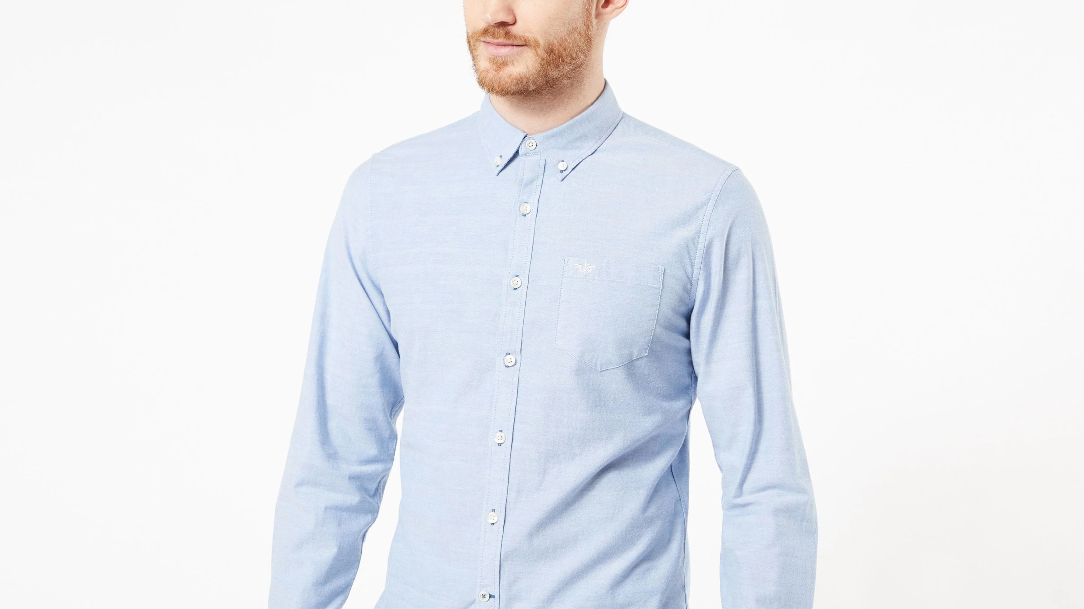 Men's Slim Fit 2 Button Collar Shirt - Image 3